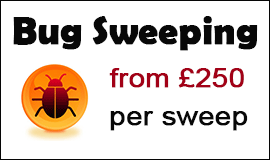 Bug Sweeping Cost in Sheffield